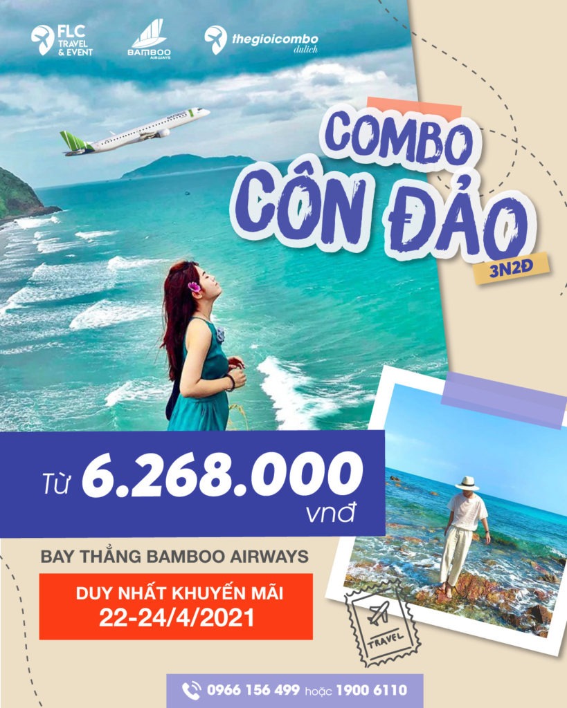 CD thang 4 819x1024 - Combo Côn Đảo - bay thẳng Bamboo Airways