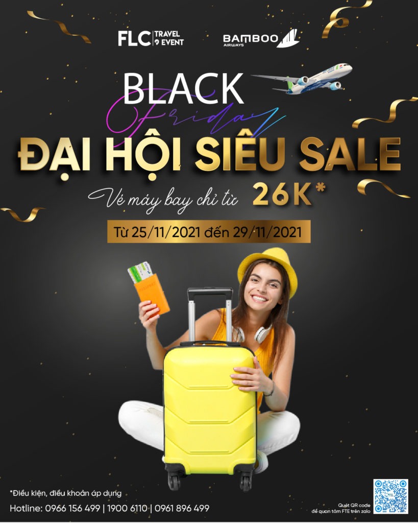 FLC travel and event Vé máy bay Bamboo Airways 819x1024 - [THÔNG BÁO] CHƯƠNG TRÌNH BLACK FRIDAY VÀ CYBER MONDAY