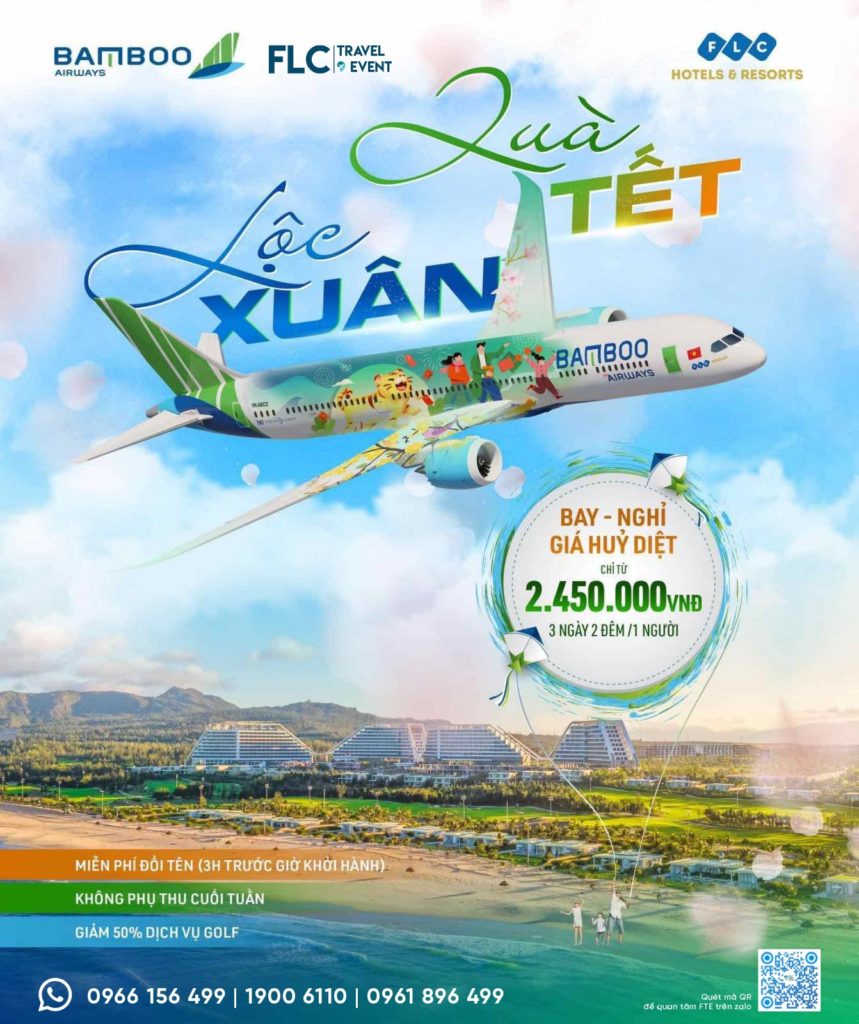 Quà tết lộc xuân 859x1024 - CHÀO NĂM PHẤN CHẤN - QUÀ TẾT LỘC XUÂN - Bay Bamboo Airways nghỉ dưỡng FLC Quy Nhơn - chỉ từ 2.450.000 VNĐ
